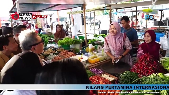 Zulkifli Hasan Resmikan Pasar Rakyat Palapa dan Pasar Minggu di Pekanbaru