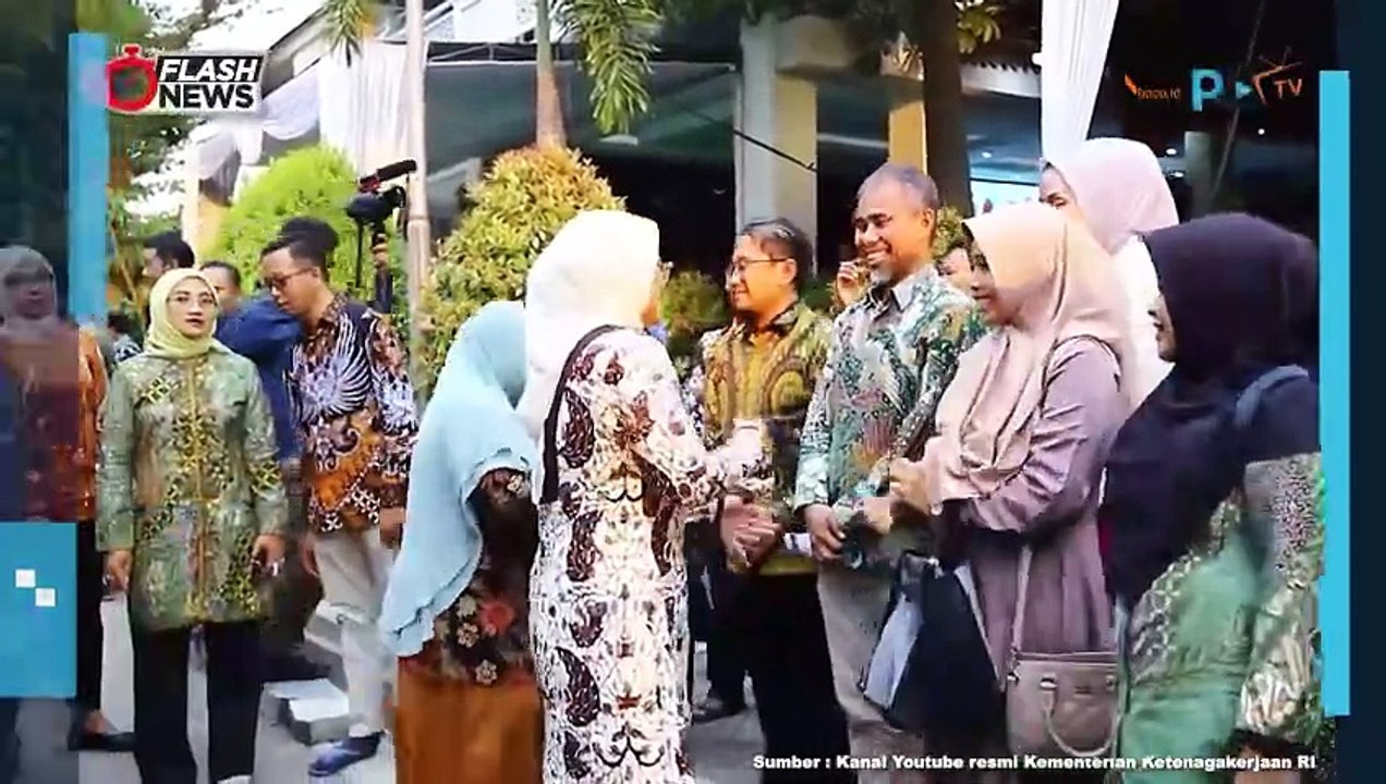 Menaker Ida Fauziyah Hadiri Soft Launching SMK Asy-Syarif Mitra Industri di Mojokerto