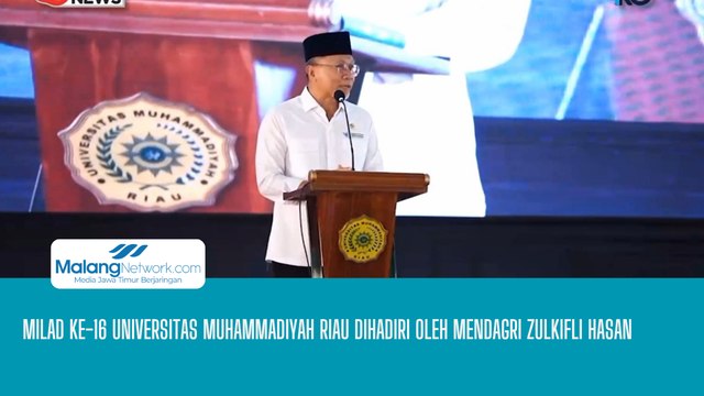 Milad Ke-16 Universitas Muhammadiyah Riau Dihadiri Oleh Mendagri Zulkifli Hasan