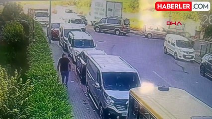 Kamyonetine binerken başından tek kurşunla vuruldu; olay kamerada