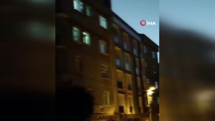 Bahçelievler'deki bina çökmeden önce böyle görüntülendi