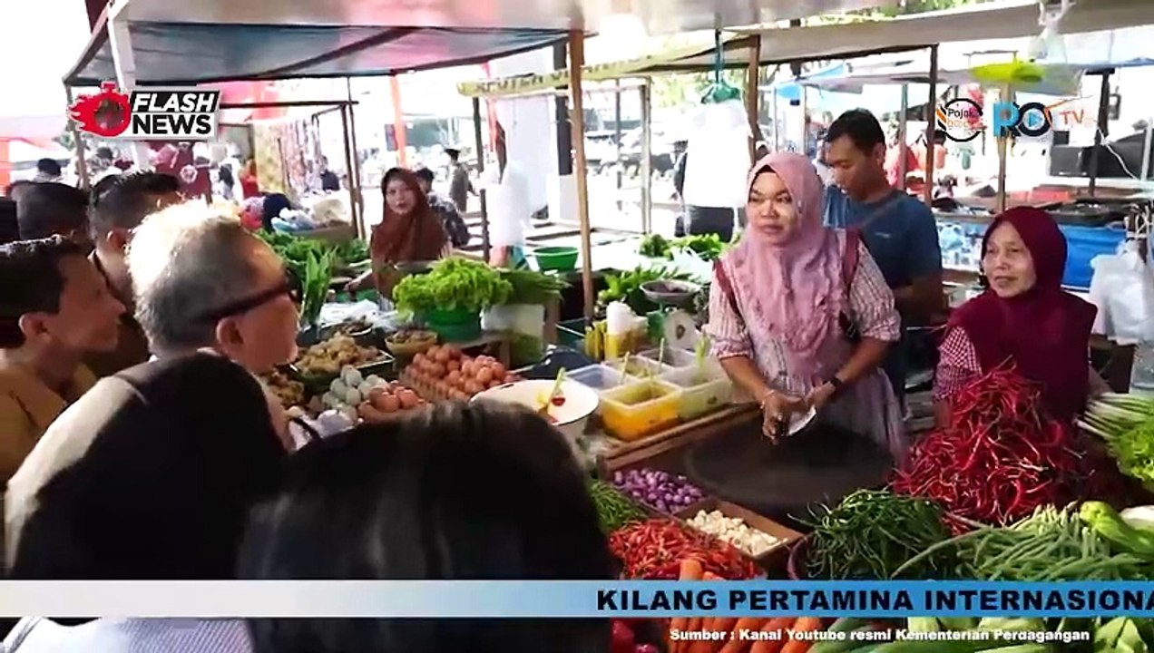 Bisa Tampung 100 Pedagang, Mendag Zulhas Resmikan Pasar Rakyat Palapa di Pekanbaru