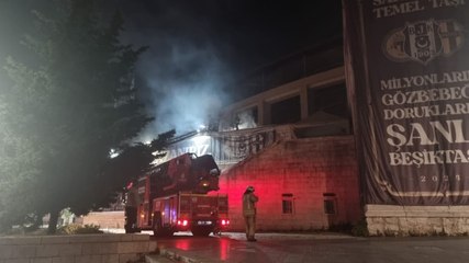 Beşiktaş'ın stadında yangın