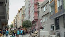 İstanbul Bahçelievler’de 7 katlı bina kısmen çöktü