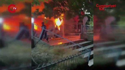 Ankara’da lunaparkta korkutan yangın Büyük çaplı hasar meydana geldi