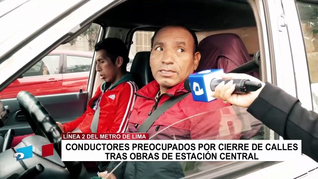 Conductores preocupados por cierre de calles debido a obras de Estación Central