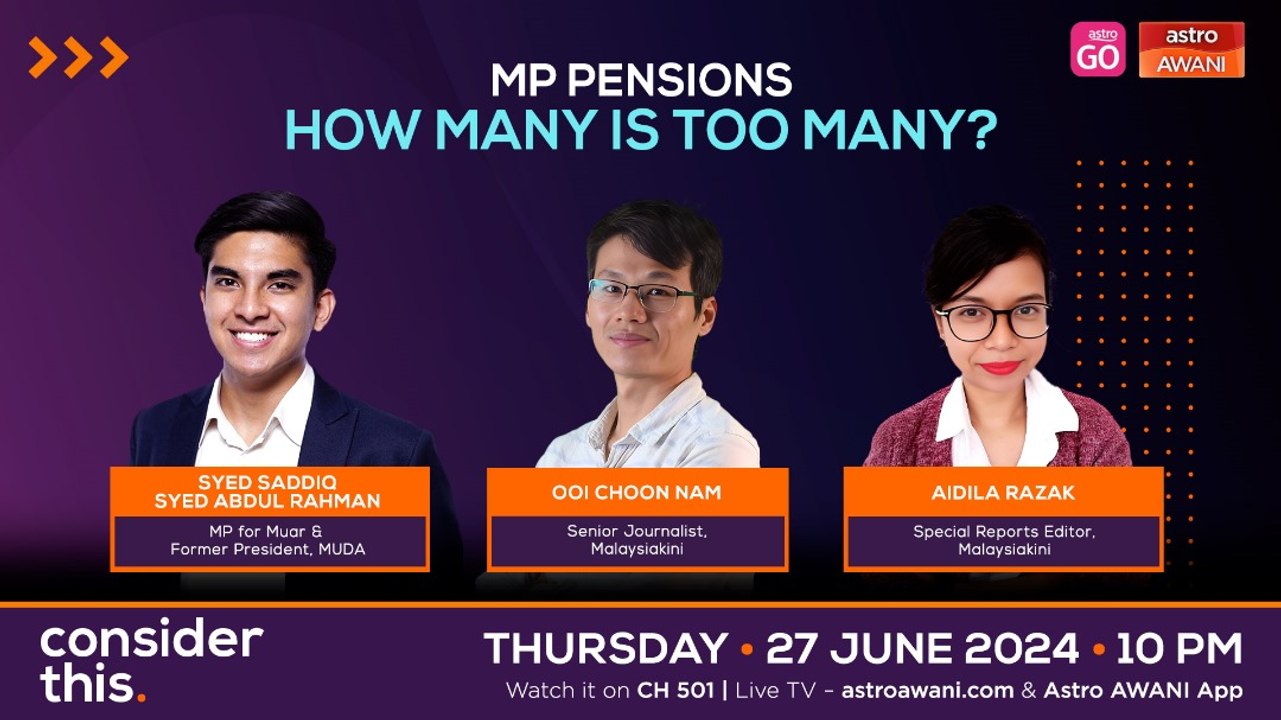 Consider This:MP Pensions (Part 1) - How Many i...