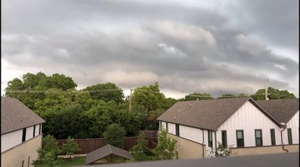 Severe Storm Moves Through Irving and North Dallas in Texas