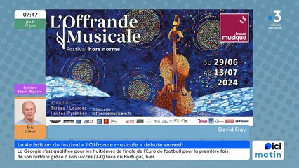 27/06/2024 - Le 6/9 de France Bleu Béarn Bigorre en vidéo