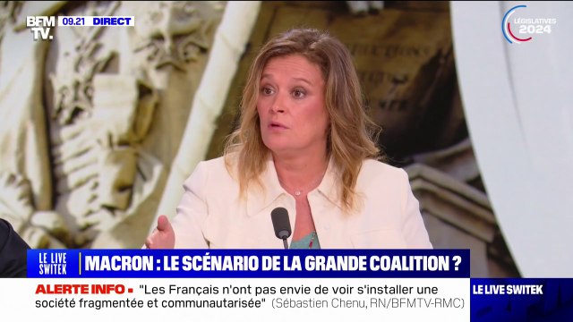 Législatives: Olivia Grégoire assure qu'elle ne votera ni pour le RN, ni pour LFI