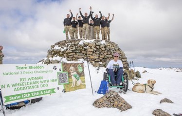 Gran, 65, is first woman to ‘climb’ the Three Peaks - in a wheelchair