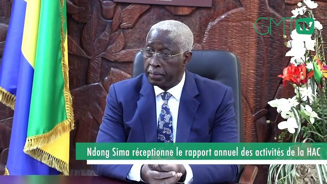 [#Reportage] Gabon : Ndong Sima réceptionne le rapport annuel des activités de la HAC