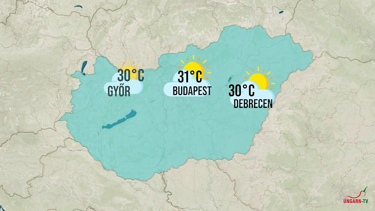 Das Reisewetter in Ungarn am 28.06.2024.