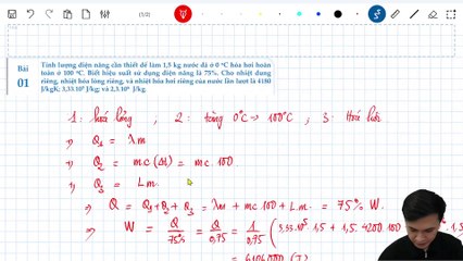 BH6B. NHIỆT HÓA HƠI RIÊNG