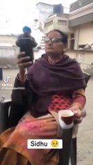 Sidhumoosewala with his mother