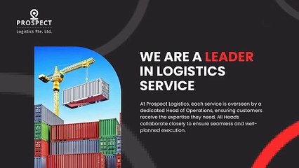 Rapid urbanization and increasing demands for efficient delivery services — Prospect Logistics