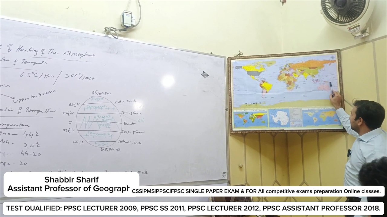 Part:3 Vertical and horizontal distribution of temperature