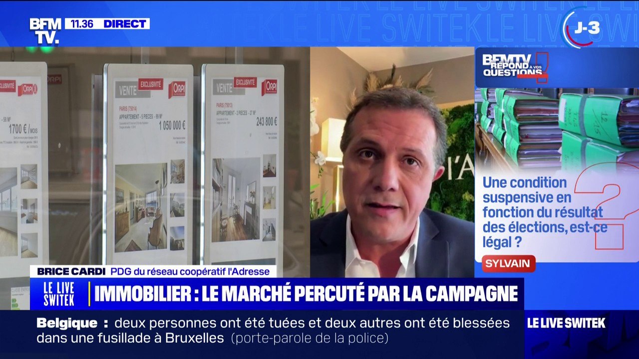 Immobilier: est-ce légal d'instaurer une clause suspensive en fonction du résultat des élections? BFMTV répond à vos questions