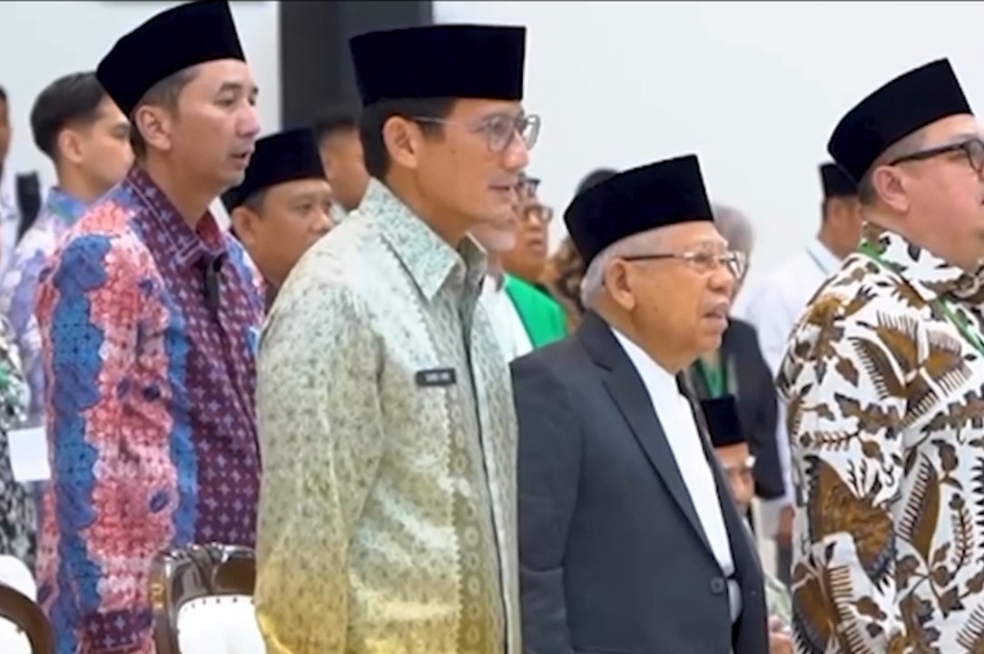 Menteri Pariwisata dan Ekonomi Kreatif, Sandiaga Uno Hadiri Peresmian Aula Masjid At-Taqwa Sriwijaya