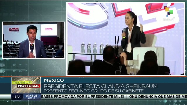 Presidenta electa Claudia Sheinbaum presentó segundo grupo de su gabinete