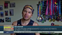 Manta ciudad de Ecuador acogerá competencia de triatlón internacional
