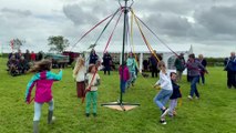 Maypole dancing by children from Spreyton School at Spreyton Fair. Video by Alan Quick IMG_5156