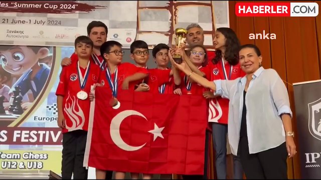 Türkiye, Avrupa Genç Takımlar Satranç Şampiyonası'nda büyük başarı elde etti
