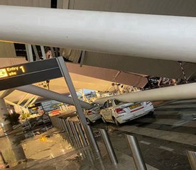 एयरपोर्ट की छत गिर जाने के बाद केंद्रीय नागरिक उड्डयन मंत्री राम मोहन नायडू ने दौरा किया