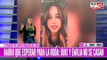 Duki y Emilia Mernes desmintieron que se casan