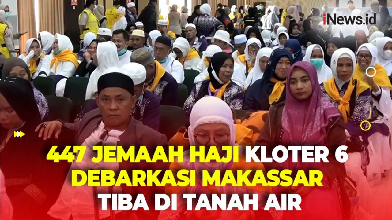 Jemaah Haji Asal Makassar dan Pinrang Tiba di Tanah Air, Tiga Sakit dan 1 Wafat di Tanah Suci Makassar