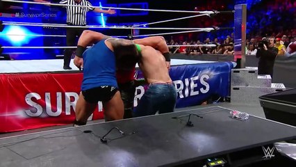 FULL MATCH - Team Raw vs. Team SmackDown - Men's 5-on-5 Elimination Match： Survivor Series 2017