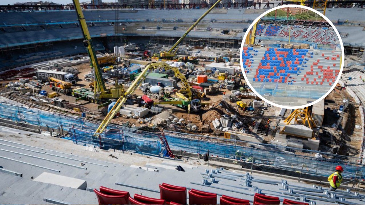 Brutal transformación del Camp Nou