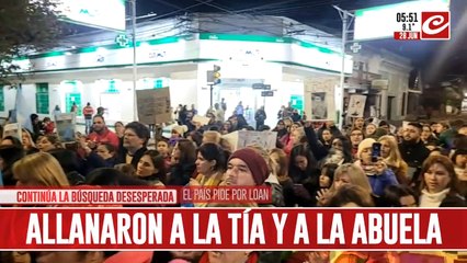Caso Loan: allanaron a las tía y a la abuela