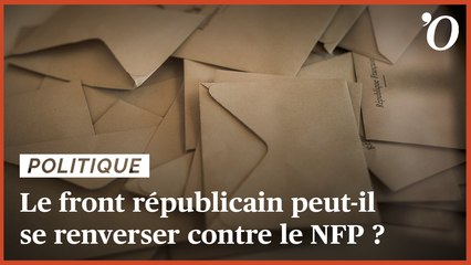 Législatives: le front républicain peut-il se renverser contre le Nouveau Front populaire?