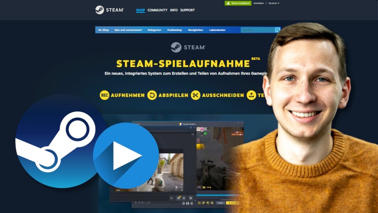 Steam - Wir zeigen euch das neue Spielaufnahme-Feature und wie ihr es aktiviert
