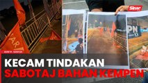 PRK Sungai Bakap: AMK kecam tindakan sabotaj bahan kempen