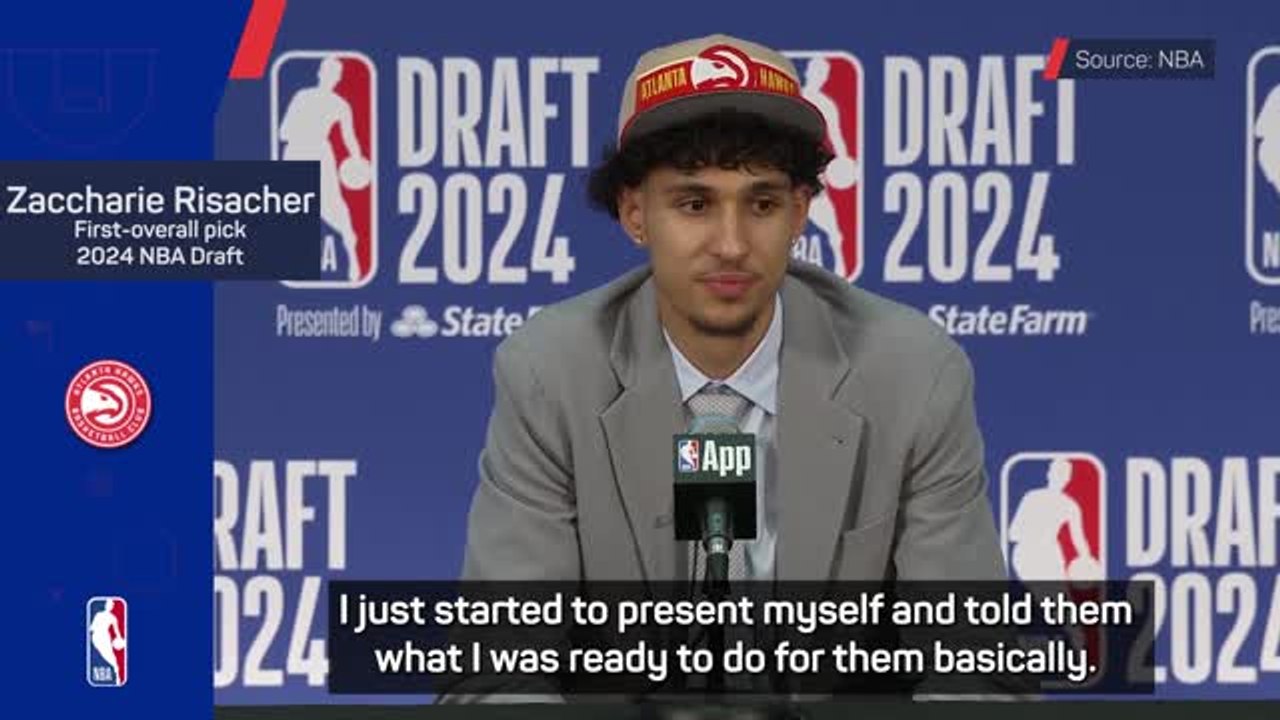 Hawks first-overall pick Risacher prepared to do whatever it takes to win