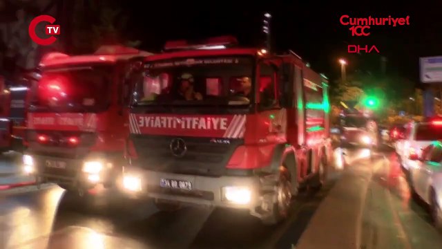 Beşiktaş Tüpraş Stadyumu'nda yangın