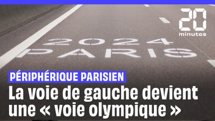 JO de Paris 2024 : La voie de gauche du périph devient une « voie olympique »