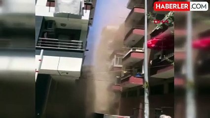24 saat geçmeden 2'nci olay! Bahçelievler'deki 4 katlı binanın çatısı çöktü