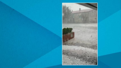 Las fuertes tormentas arrasan los cultivos en Castilla y León