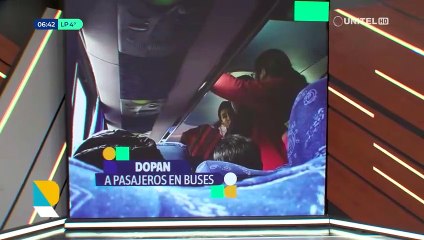 Uno de los pasajeros que fue dopado en una flota tuvo que ser internado
