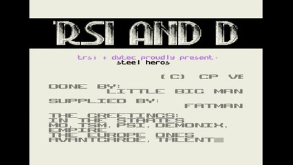 C64 Cracktro - Steel Heros by Dytec, Tristar & Red Sector Incorporated