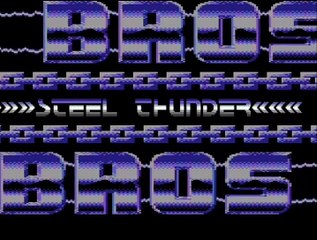 C64 Cracktro - Steel Thunder by BROS
