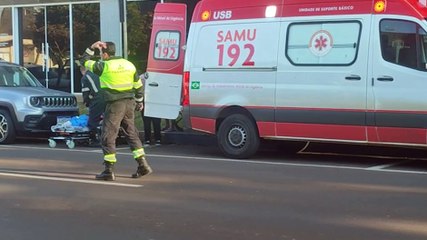 Com sintomas de fraqueza e respiração lenta, idosa é socorrida no Centro de Cascavel