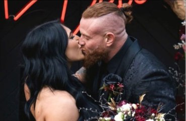 WWE star Rhea Ripley has marred fellow wrestler Buddy Matthews