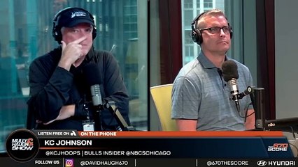 K.C. Johnson reacts to Bulls' selection of Matas Buzelis at No. 11 overall in NBA Draft