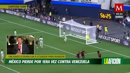 México se complica la vida en la Copa América 2024 tras caer con Venezuela