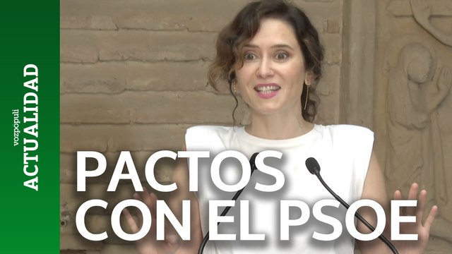 Ayuso no tiene grandes esperanzas en que haya más acuerdos con el PSOE