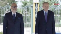 Cumhurbaşkanı Erdoğan, Estonya Cumhurbaşkanı Alar Karis’i resmi törenle karşıladı